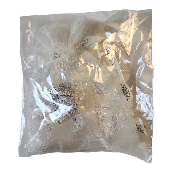 Amrita Singh Austrian Crystal Antique Silver Two Head Snake Ring Size 8 - Picture 4 of 5